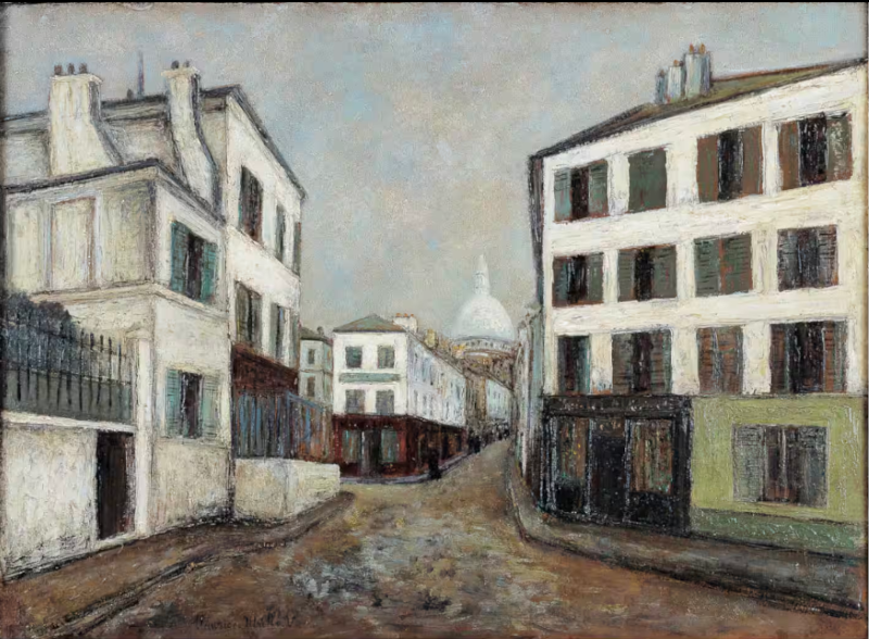 孤独と哀愁のモンマルトル モーリス・ユトリロ